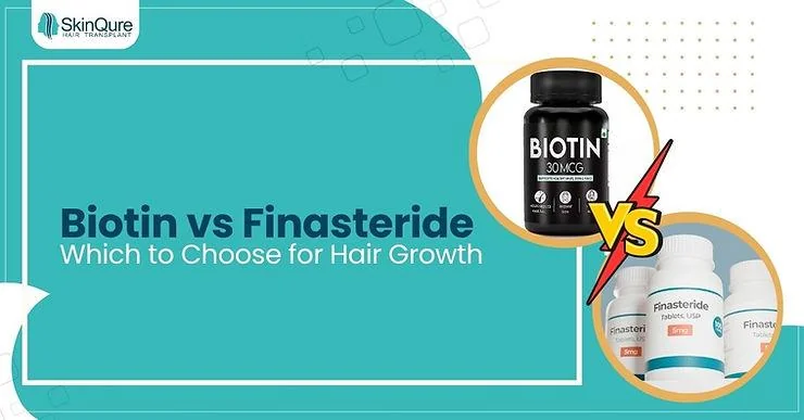 Biotin vs Finasteride for Hair Loss: Which is better? - SkinQure, Delhi