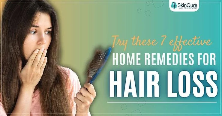 Try These 7 Effective Home Remedies for Hair Loss - SkinQure, Delhi