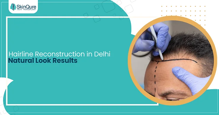 Hairline Reconstruction in Delhi: Natural Look Results - SkinQure, Delhi
